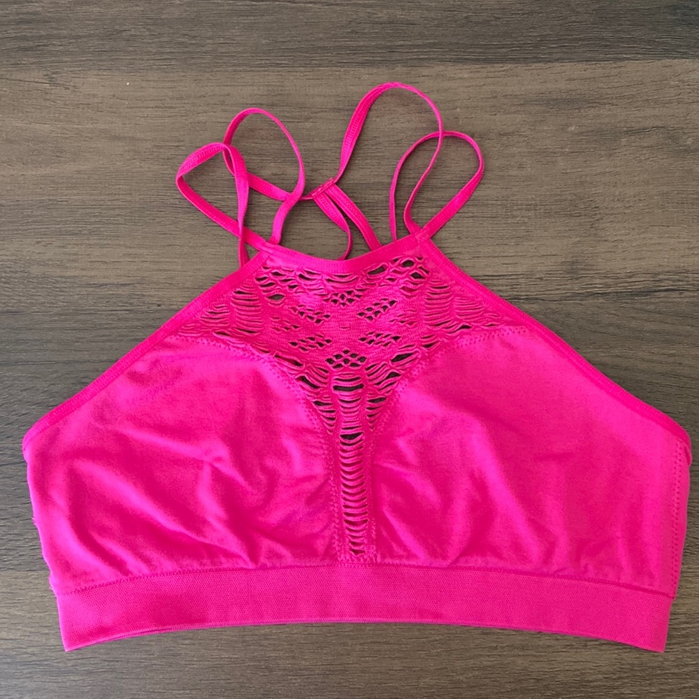 Small S Hot Pink Victoria Secret Women’s Stretch Bralette Bra